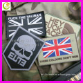 OEM/ODM customized UK flag garment label shoes logo bags patch can washable and eco-friendly durable